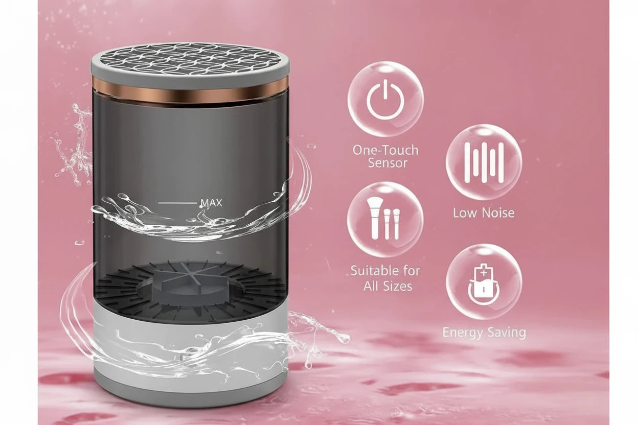 Electric Makeup Brush Cleaner Machine